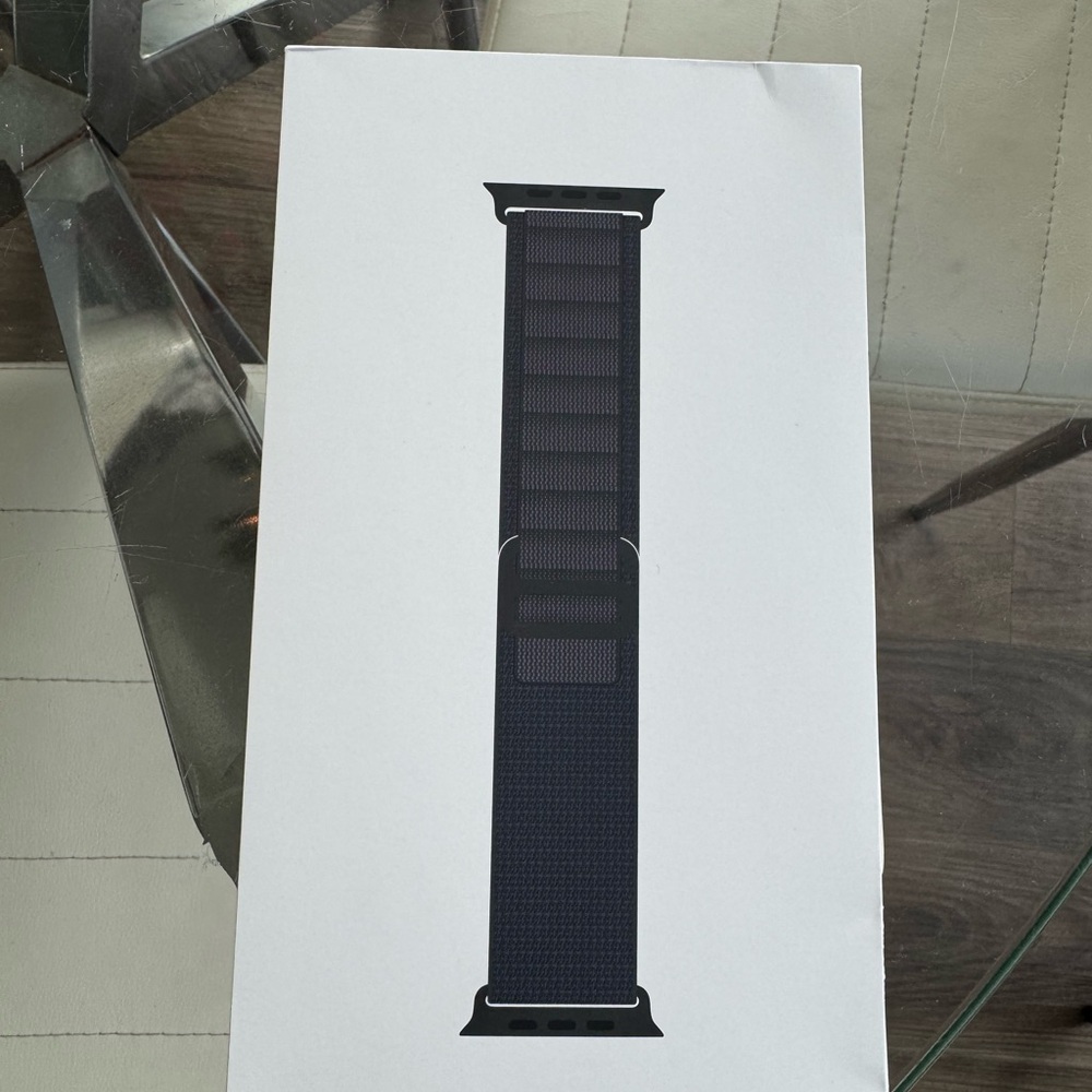 Apple Watch Band - Alpine Loop - Black Titanium- Size L